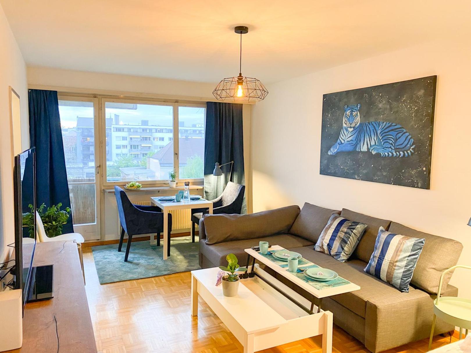 Special Blue Tiger Apartment Basel, Messe Kleinbasel 10-Star מראה חיצוני תמונה